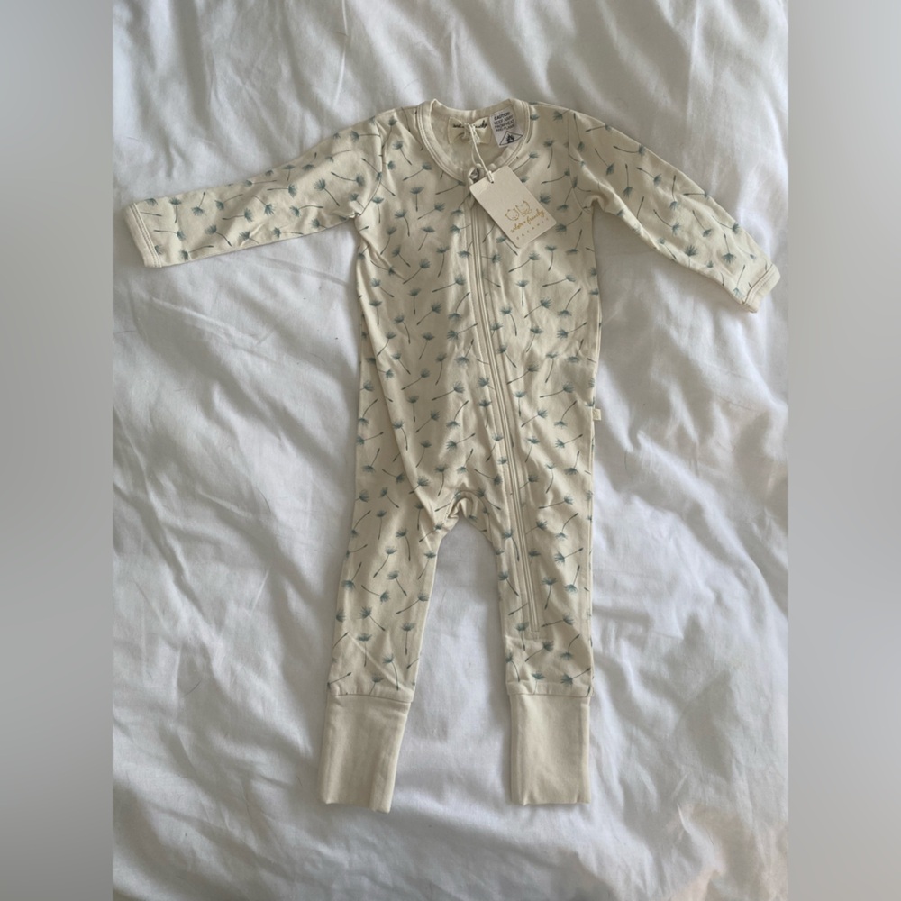 Wilson + Frenchy Organic Zipsuit with Feet